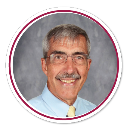 School head shot of smiling Pete Sehloff
