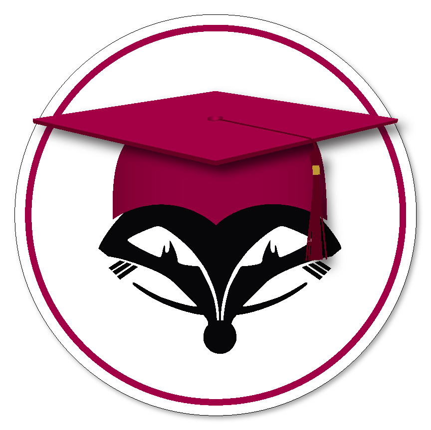 FVL Foxhead logo with a mortar board on his head