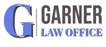 Garner Law Office logo with blue “G” and gray text on a white background