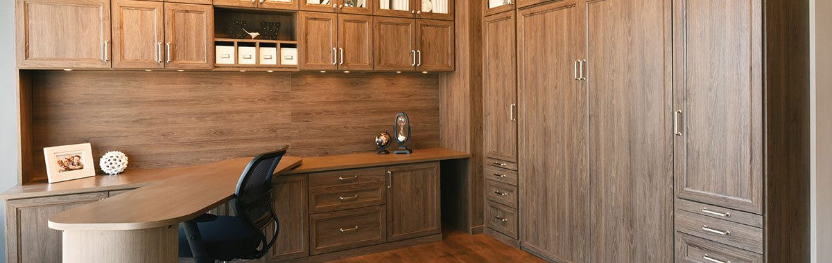 Custom Home Office Cabinet System