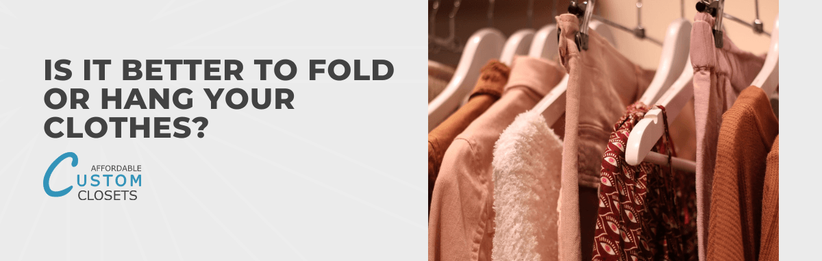 Clothes Hanging in a Closet