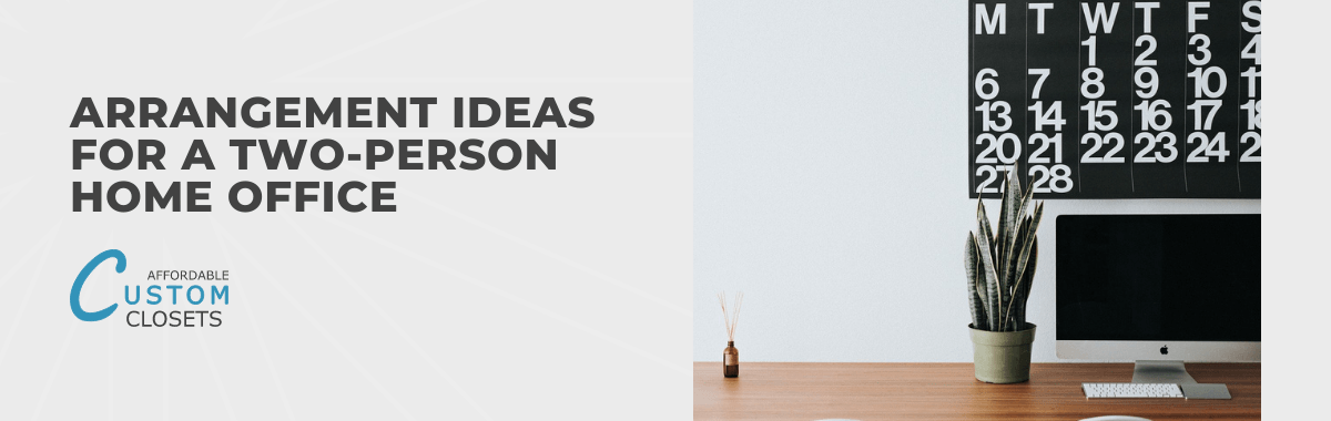 Arrangement Ideas for a Two-Person Home Office