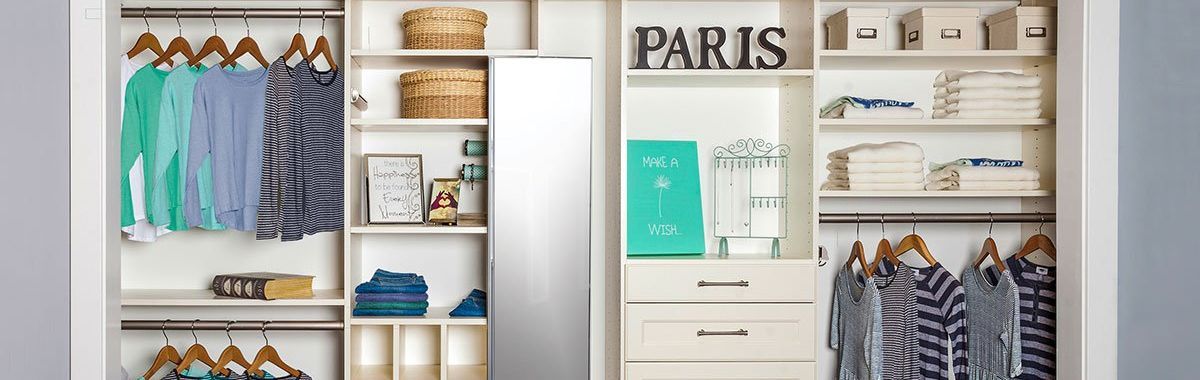 custom reach in closet system