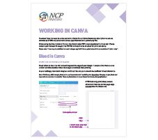 NCP Working in Canva — Newcastle, NSW — NCP Printing