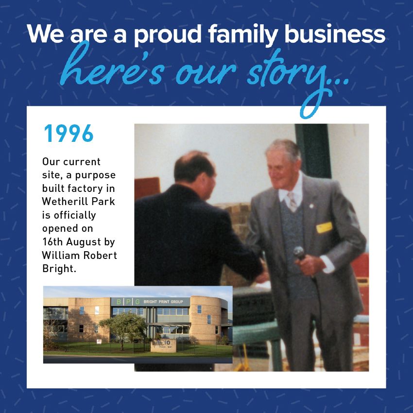 Image showing the opening of a factory in 1996 by William Robert Bright.