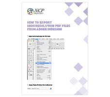 NCP How To Export a HR PDF — Newcastle, NSW — NCP Printing