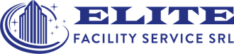 Un logo in bianco e nero per elite facility service srl