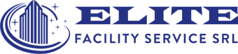 Un logo in bianco e nero per elite facility service srl