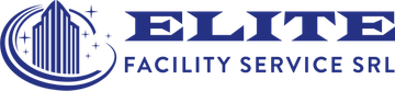 Un logo in bianco e nero per elite facility service srl