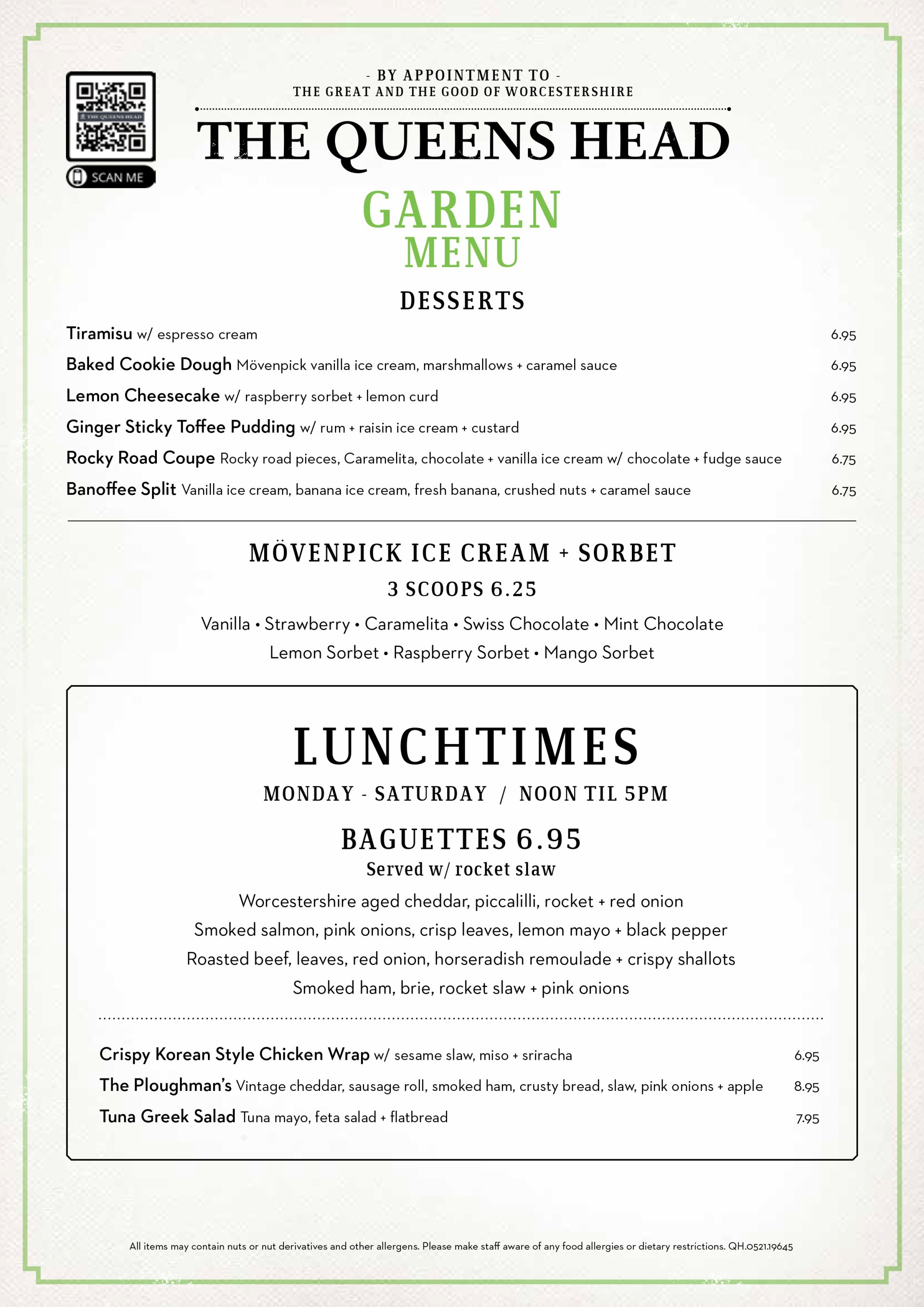 The Queens Head, Bromsgrove Food & Drink Lovely Pubs