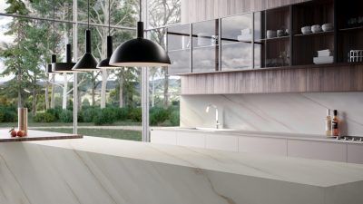 A Kitchen With a Large Island and a Lot of Windows — Stone Effects In Forest Glen, QLD