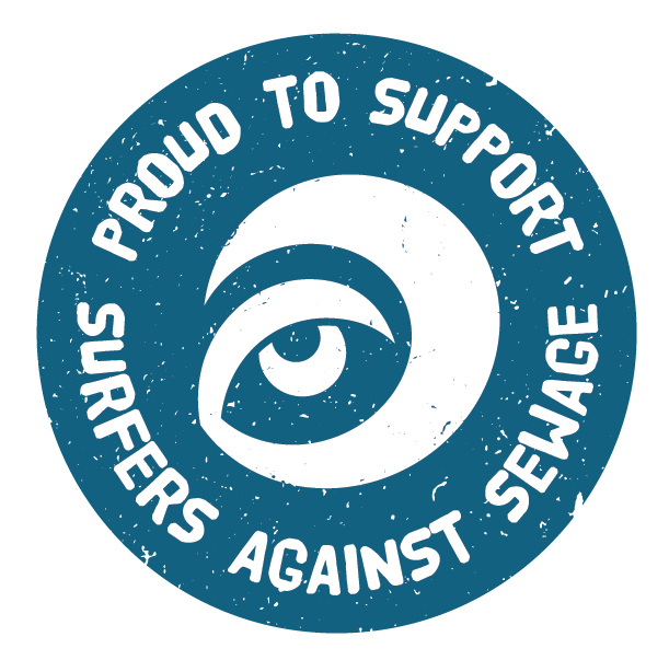 Blue circle logo: