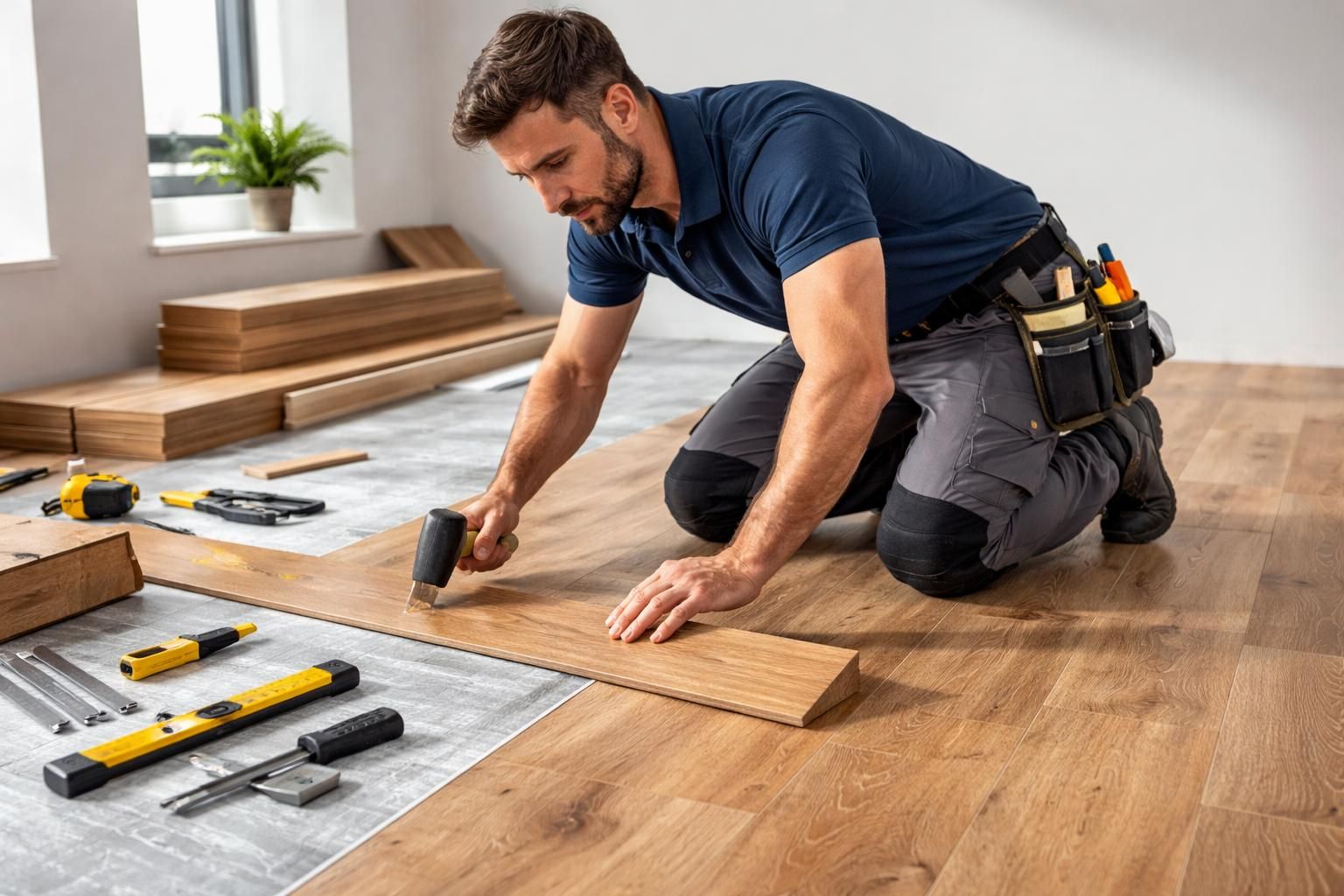 Flooring installation process