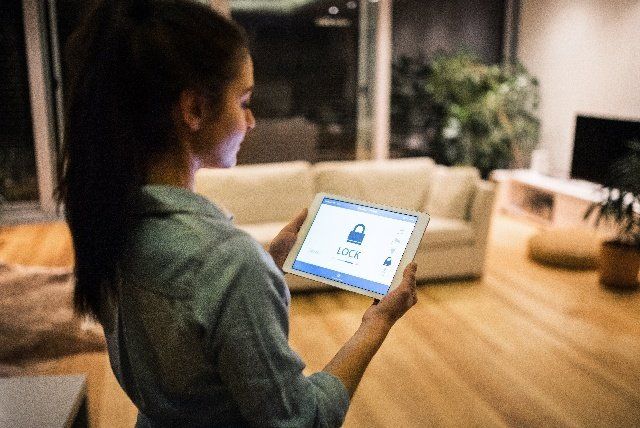 Using card scanner to enter business