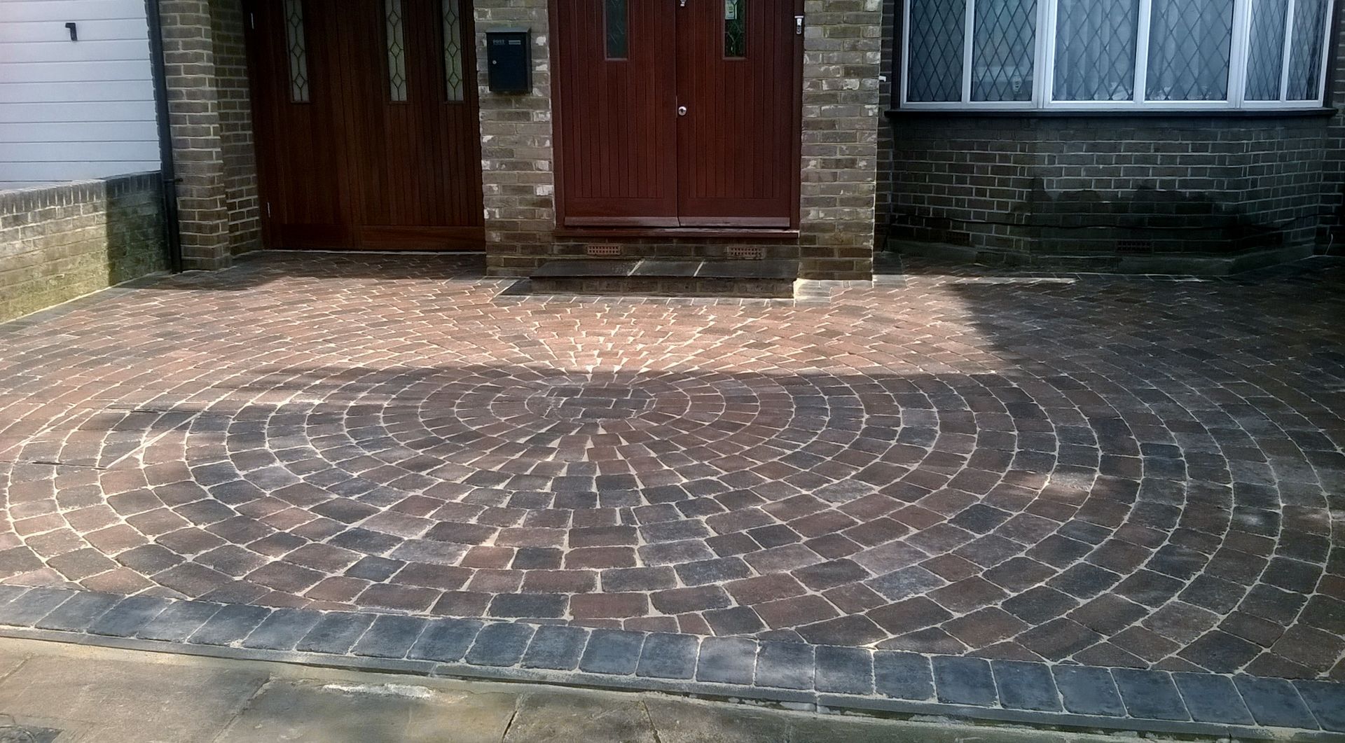 Beautiful new block paving driveway installation recently completed in Harlington