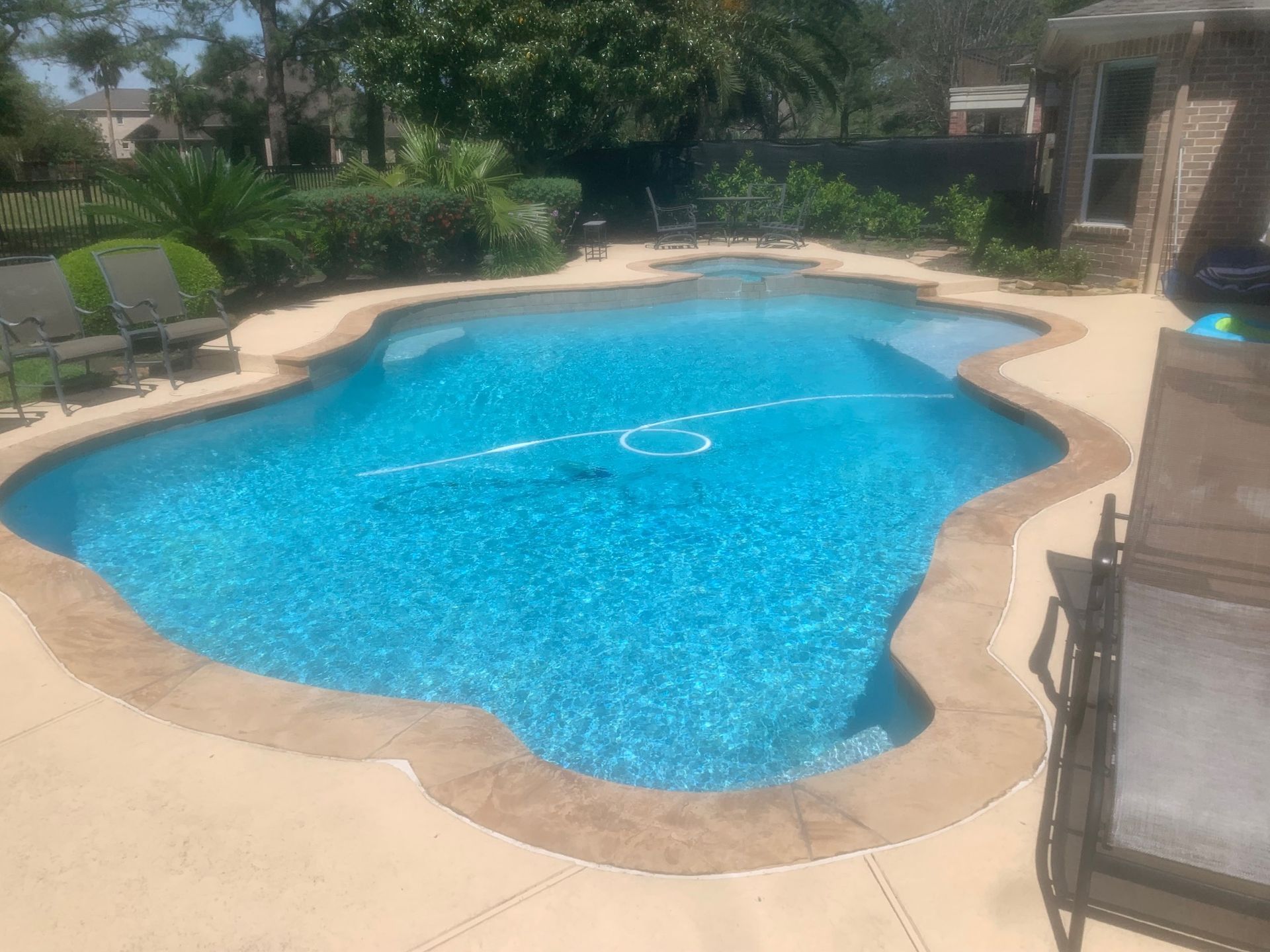 Blue Mist Pool — Houston, TX — AAA Pool Plastering