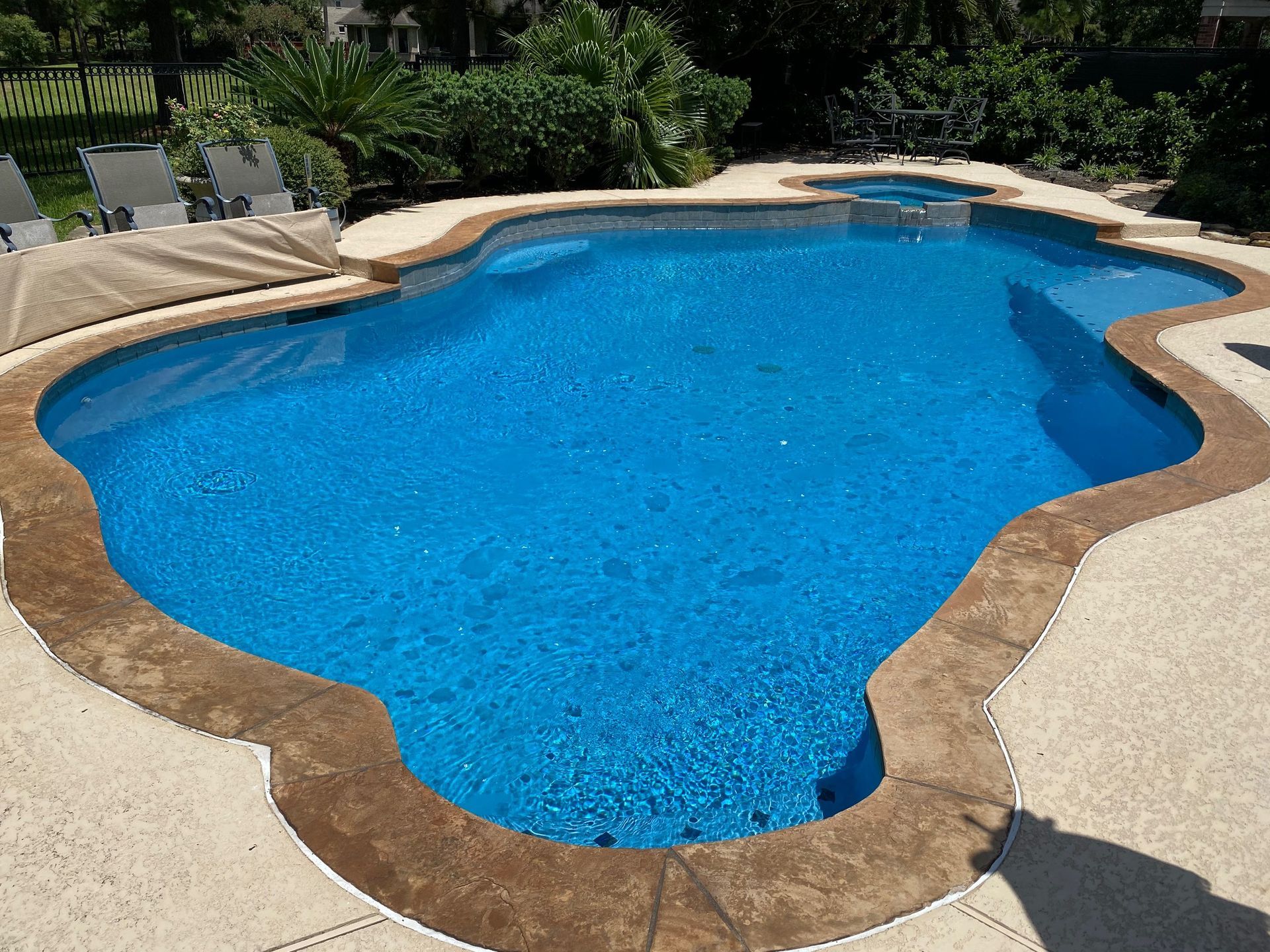 Blue Pool — Houston, TX — AAA Pool Plastering