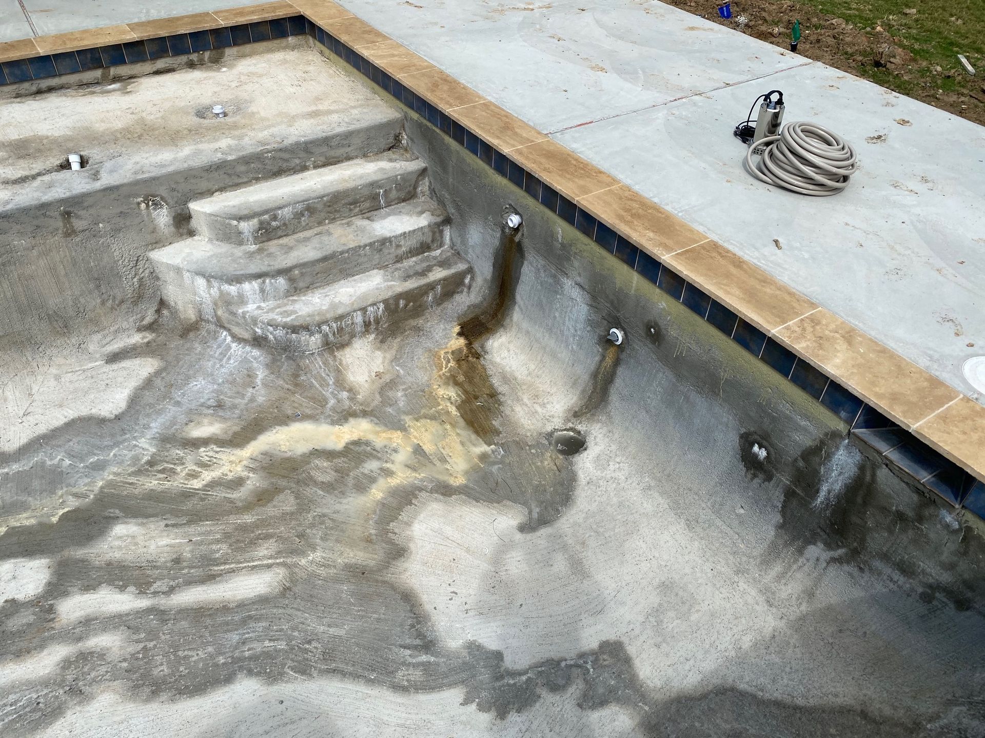 Before Grey Harbour — Houston, TX — AAA Pool Plastering