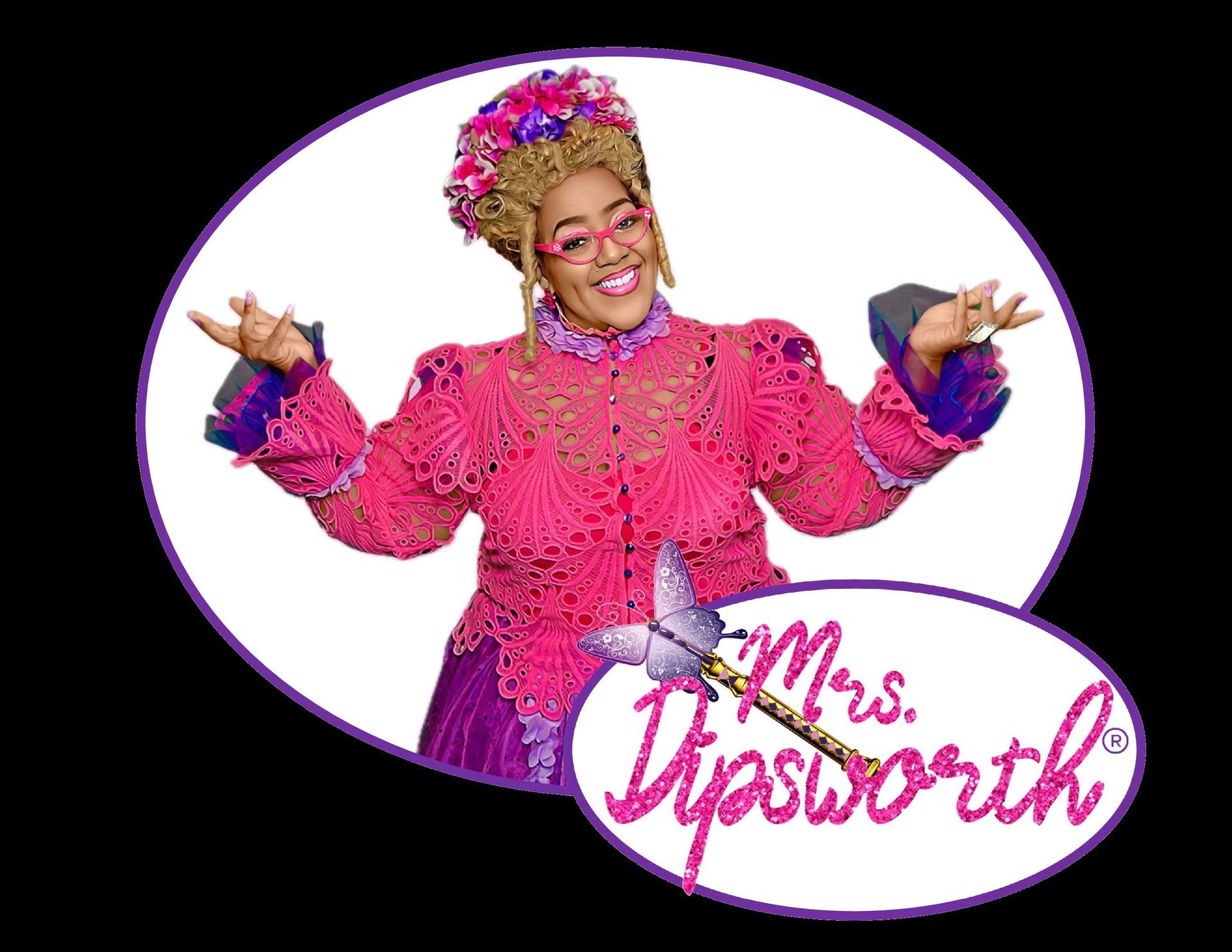 Mrs. Dipsworth, storytime character created by Sheran Goodspeed Keyton
