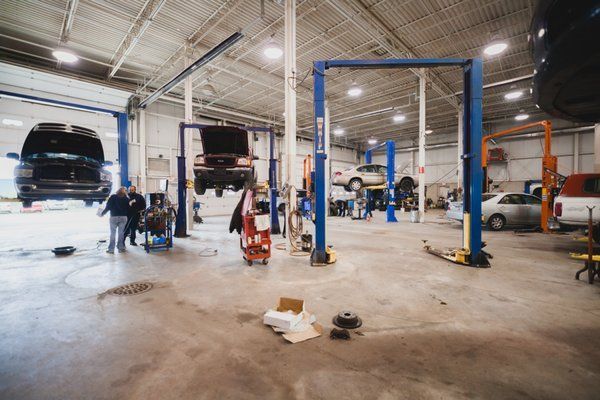 interior of garage