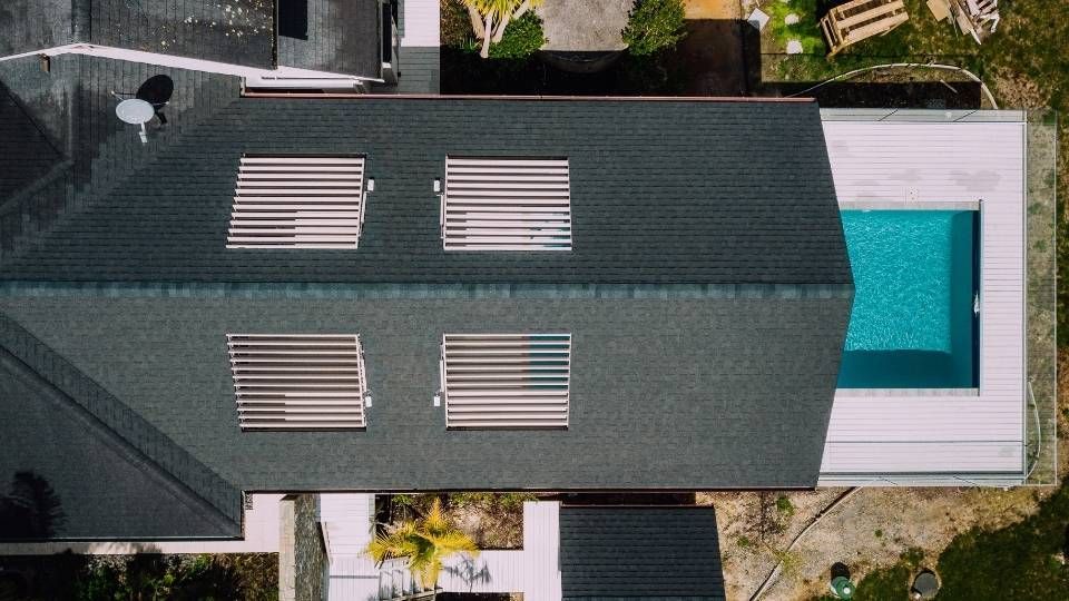 Integrated louvre roof wellington