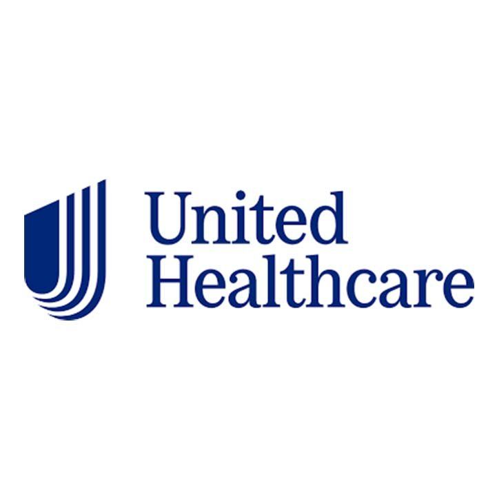 UnitedHealthcare logo in blue text with a blue shield-like emblem