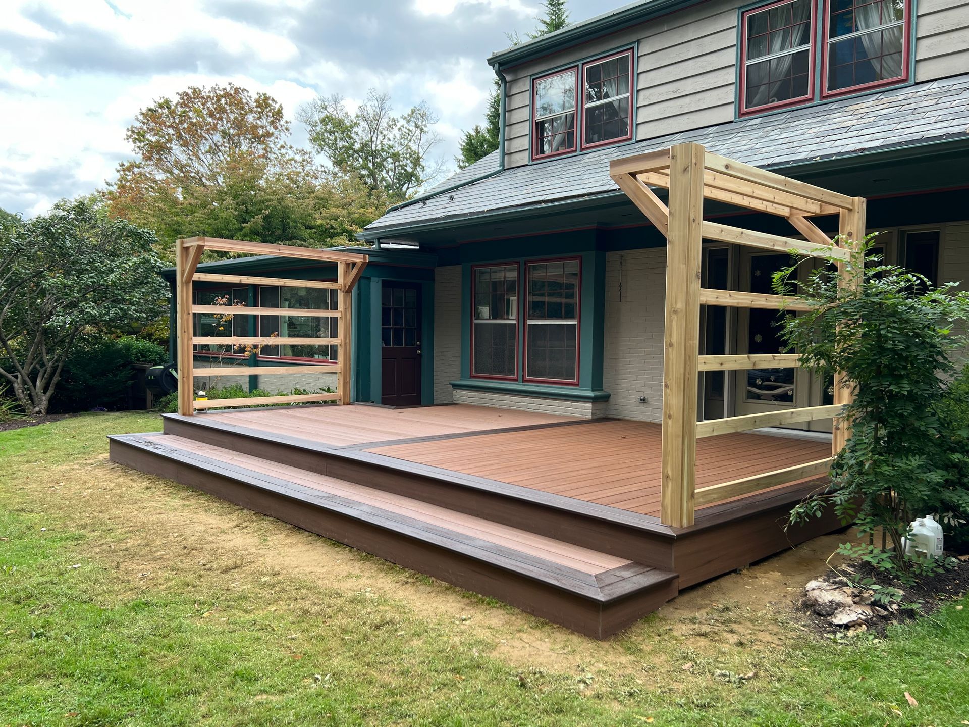 Beautiful custom deck by Harkin Construction