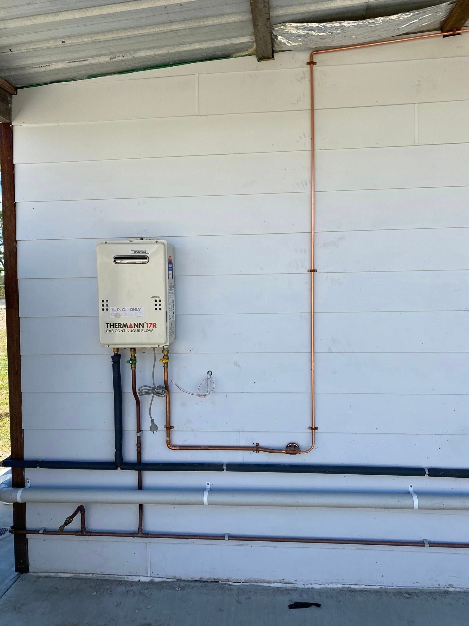 Gas hot water installation Sunshine Acres