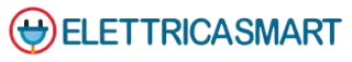 Logo per Tintoria Foscari, raffigurante due lavatrici, bolle e il testo blu 