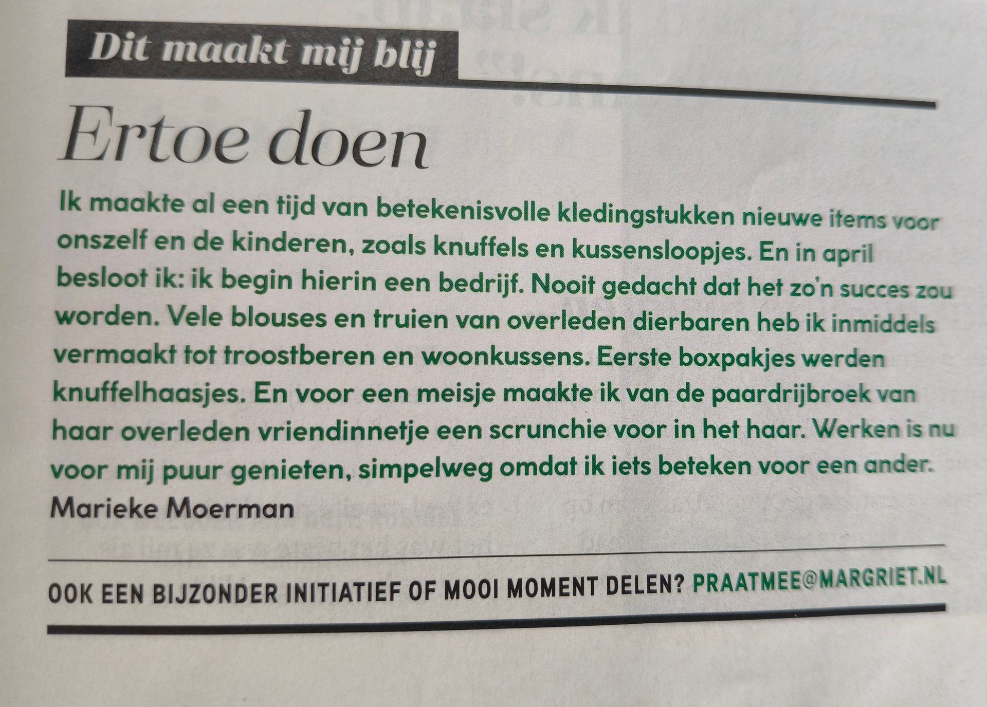 Tekstartikel: