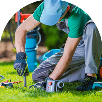Installing Lawn Sprinkler