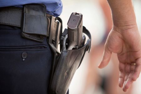 Security Guard with a Gun