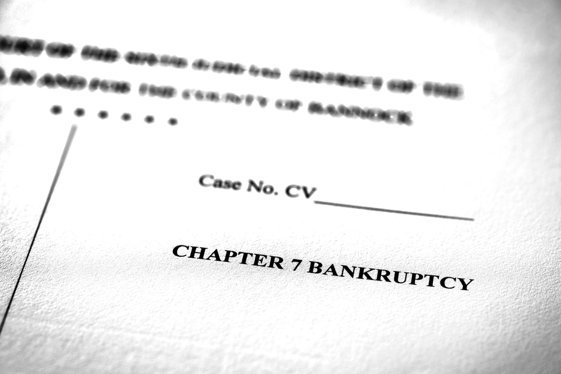 Chapter 7 bankruptcy