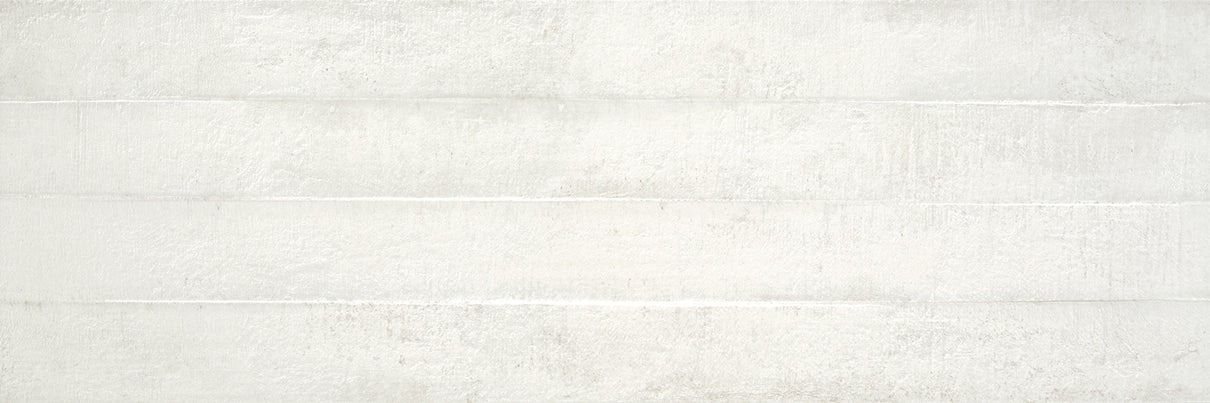 White, textured surface with horizontal lines.