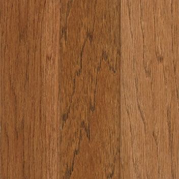 Medium-brown wood floor with vertical grain pattern.