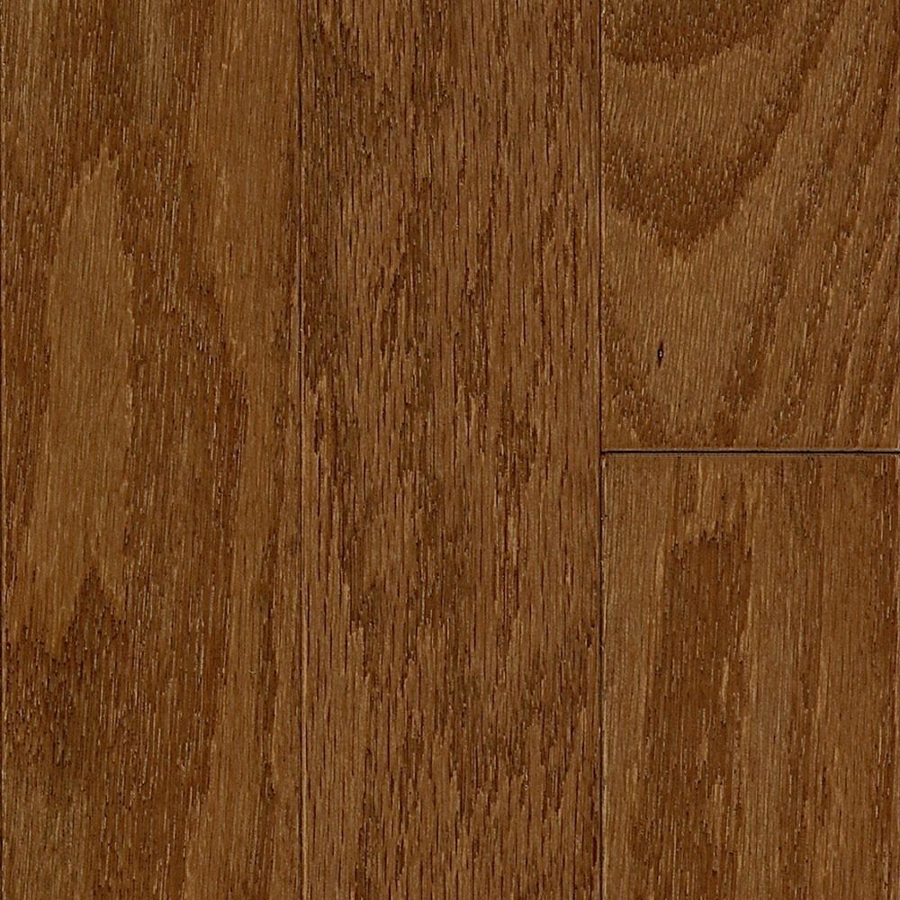 Close-up of brown hardwood flooring, showing wood grain and color variations.