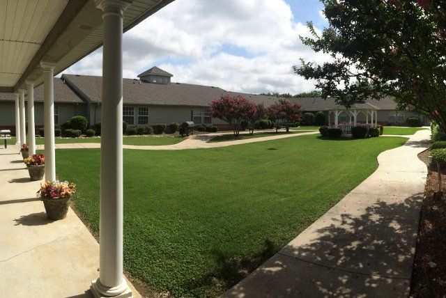 Gazebo from Afar — Arlington, TX — Castle Rock Assisted Living