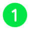 green 1 icon