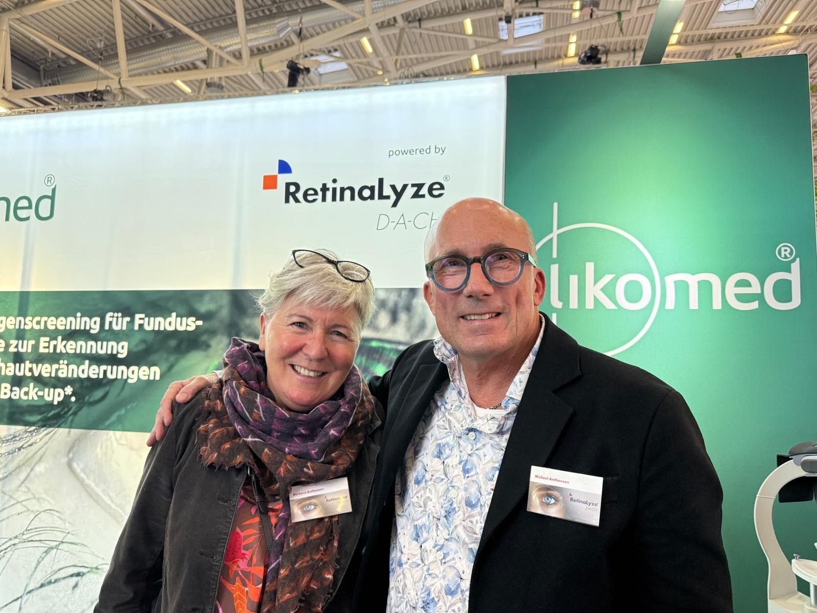 Barbara und Michael Anthonsen, die beiden CEO von RetinaLyze D-A-CH (Bild: RetinaLyze)