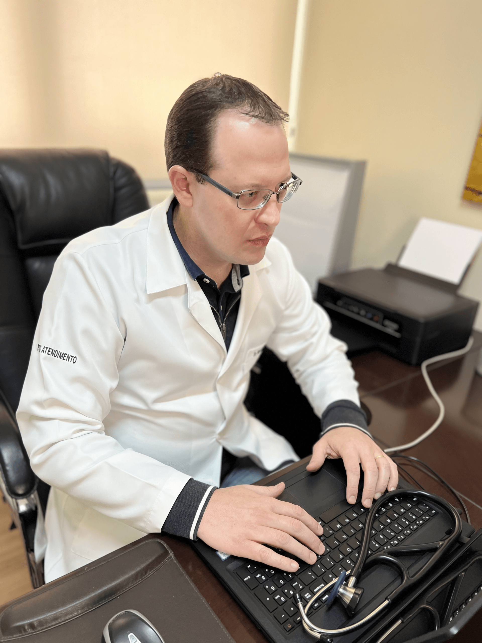 Consulta com pneumologista por telemedicina