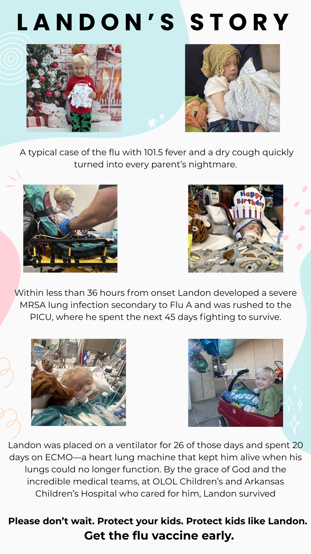 Flu Vaccine Landon's Story | Magnolia Pediatrics Prairieville, LA