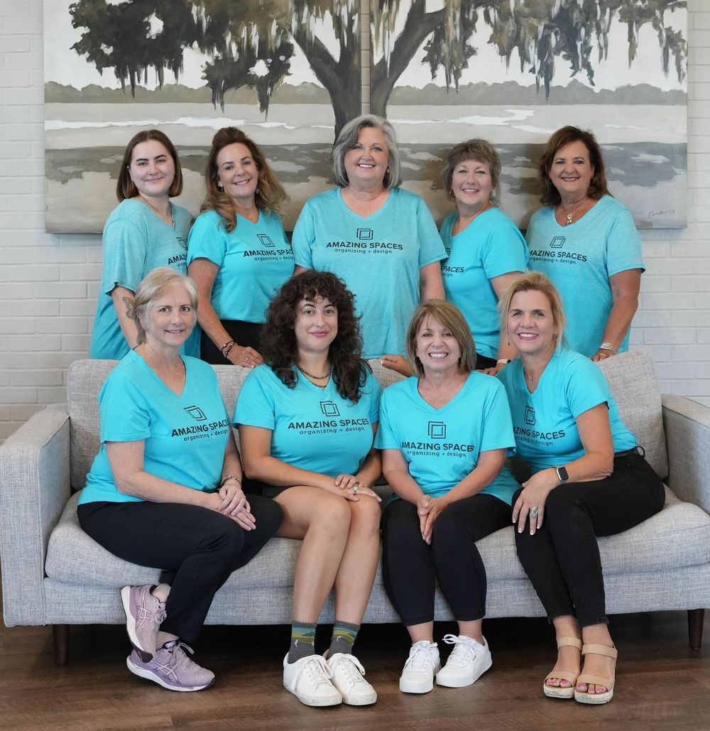 Amazing Spaces Organizing + Design team serving homeowners with professional organizing and move management in Lafayette, Louisiana.