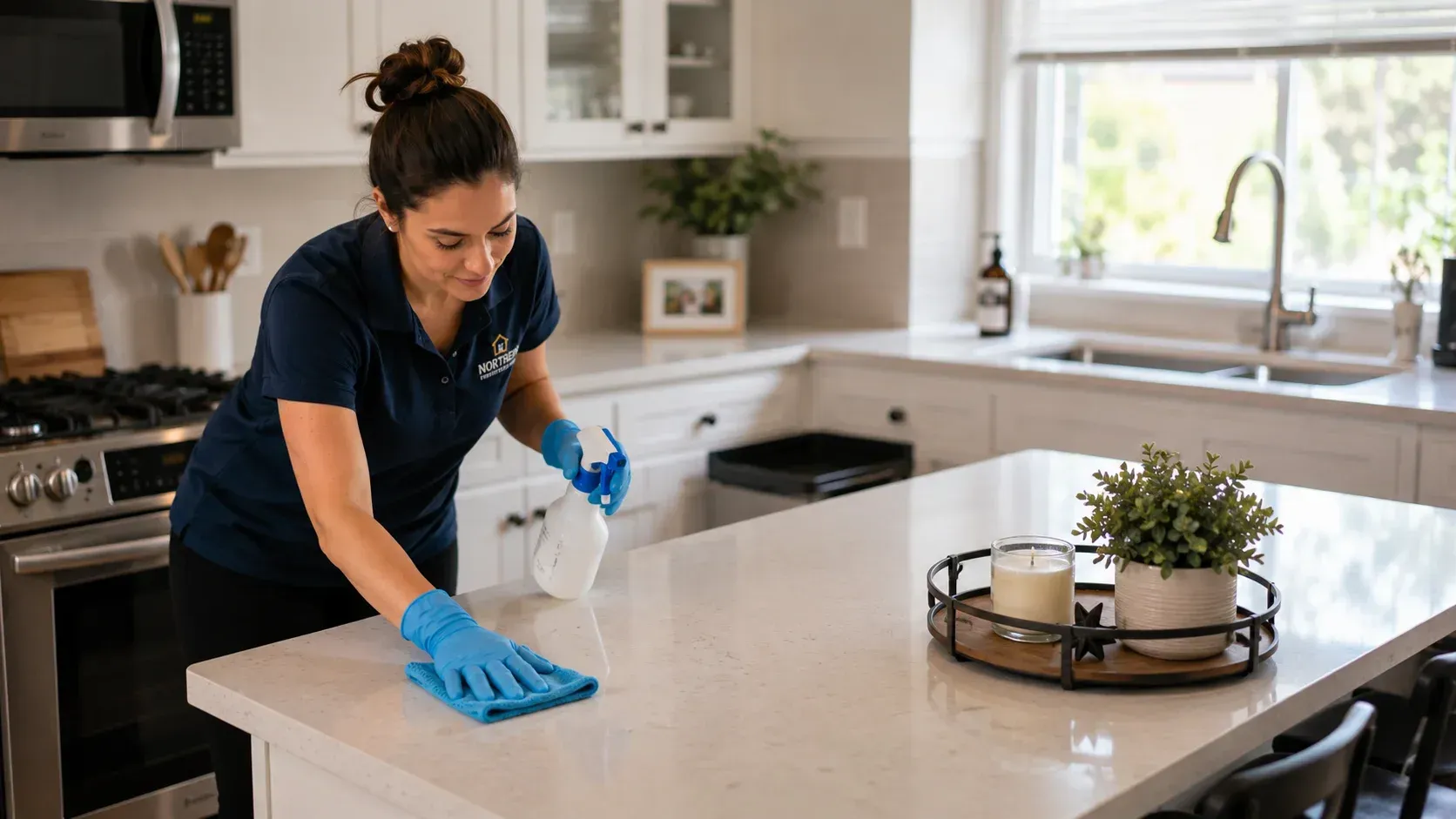 Professional kitchen surface care: what's included in a deep cleaning.