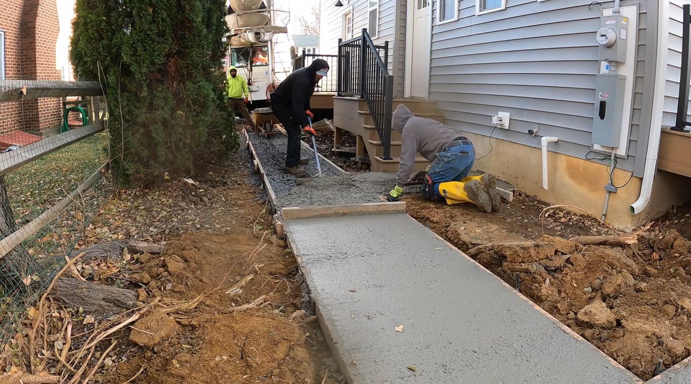 An image of concrete sidewalks and walkways in Kentwood MI