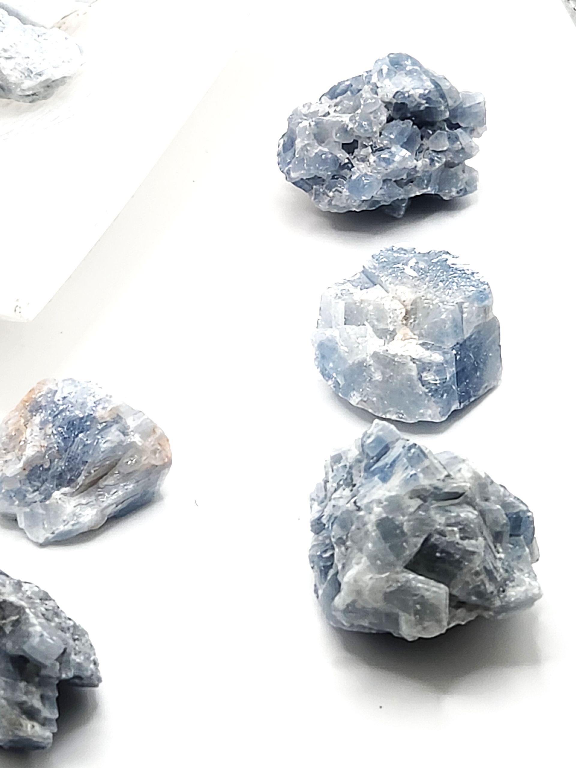 Blue Calcite Crystal Nuggets – Raw