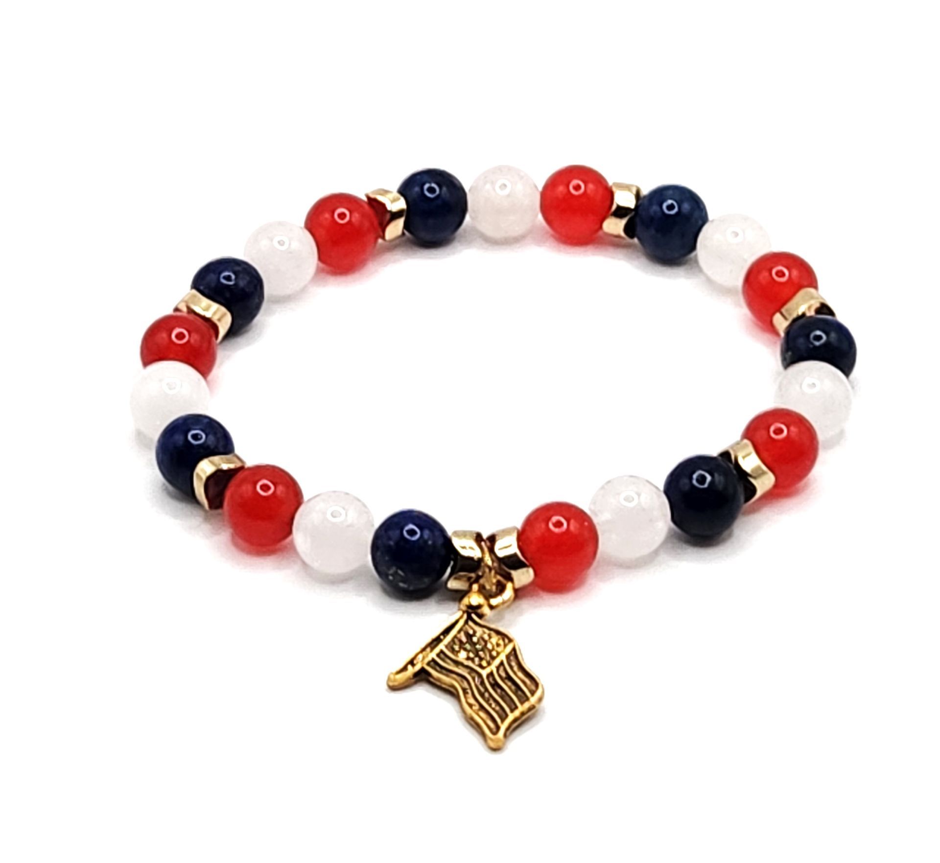 Flag Crystal Bracelet