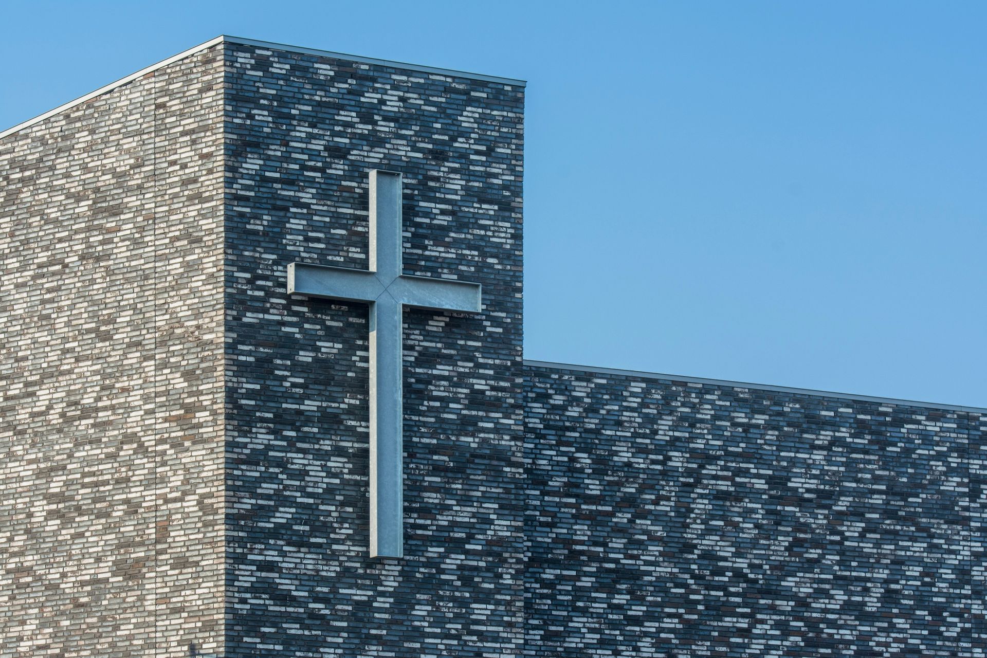 Modern church event setup