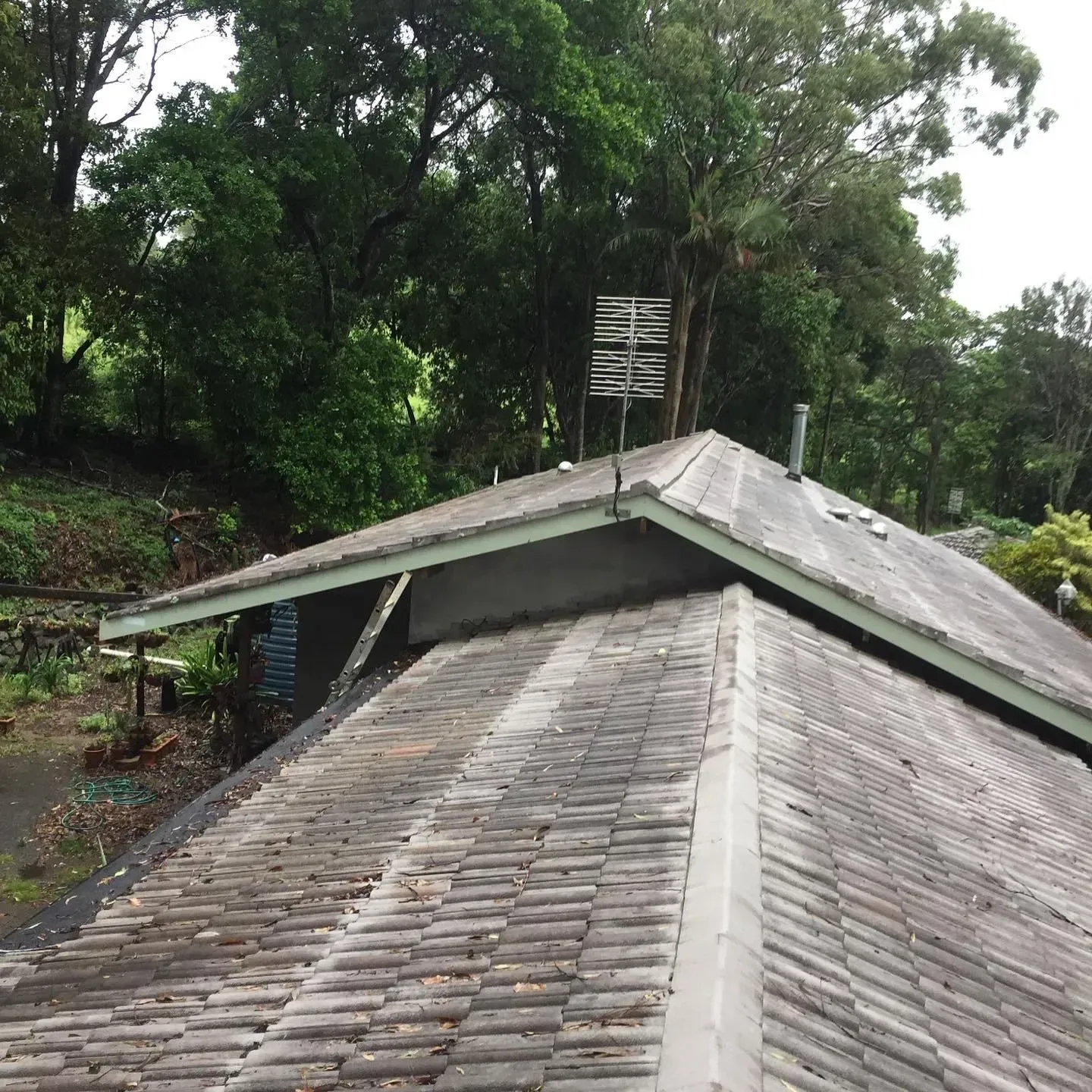 Old Roof Ready for Re-Roofing — All Roof Restorations & Solar In Northern Rivers, NSW