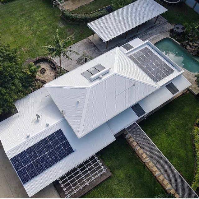 White Metal Roof — All Roof Restorations & Solar In Northern Rivers, NSW