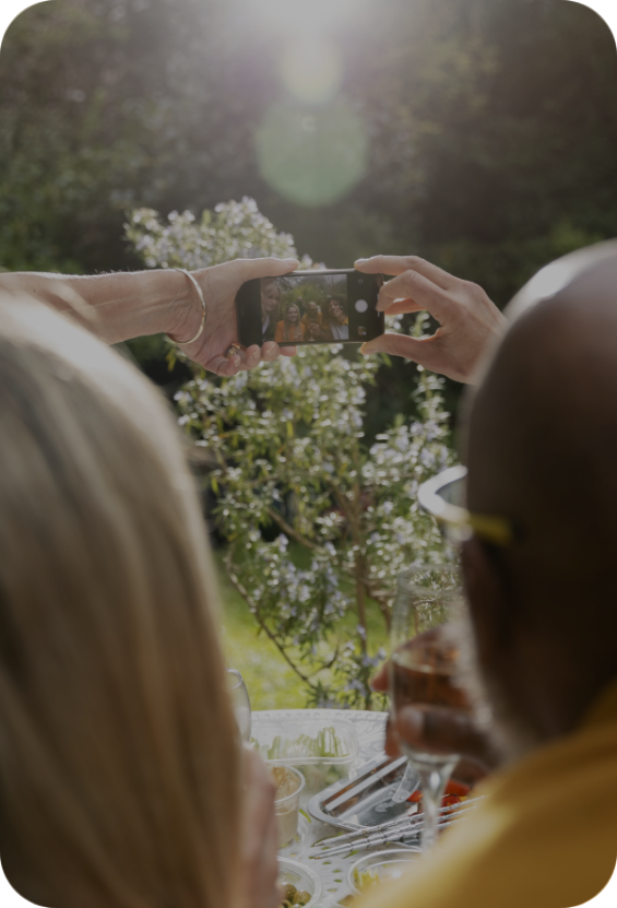 Two people taking a selfie - Mosaic Church, Freeport, FL